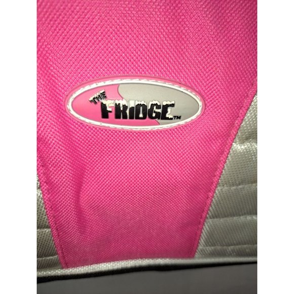 The Fridge Pink/Silver/Black Medium Size Insulated Tote - Picture 2 of 4